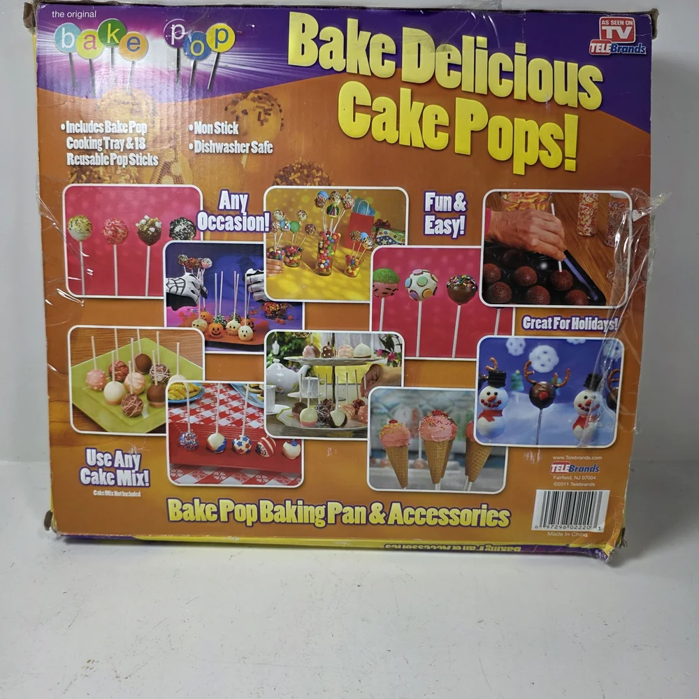 As Seen On TV Bake Delicious Cake Pops Set - Black and Yellow